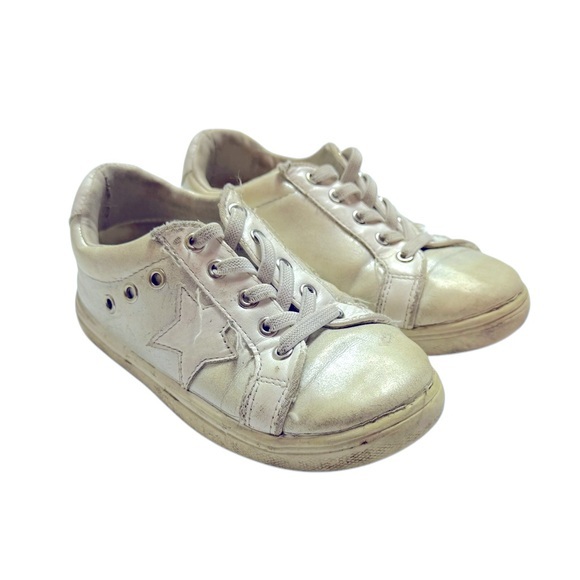 Mia Lil Sparklee Sneaker in White Size 9M Toddler Girl - Picture 2 of 6